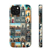 DistinctInk Tough Case for Apple iPhone, Compatible with MagSafe Charging - "Matthew 7:7 - Asking, Seeking, and Knocking: Divine Promises"