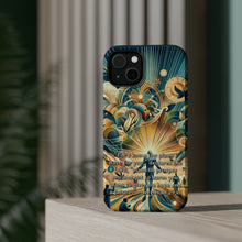 DistinctInk Tough Case for Apple iPhone, Compatible with MagSafe Charging - "Divine Plans: Prosperity, Hope, and Future - Jeremiah 29:11"