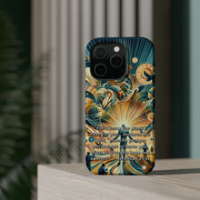 DistinctInk Tough Case for Apple iPhone, Compatible with MagSafe Charging - "Divine Plans: Prosperity, Hope, and Future - Jeremiah 29:11"