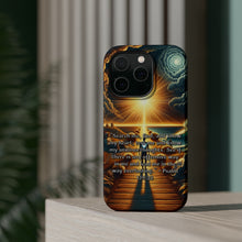 DistinctInk Tough Case for Apple iPhone, Compatible with MagSafe Charging - "Psalm 139:23 - A Prayer for Self-Reflection and Guidance"