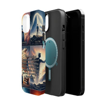 DistinctInk Tough Case for Apple iPhone, Compatible with MagSafe Charging - The Power of Love: 1 Corinthians 13:2 Unveiled