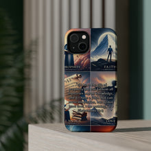 DistinctInk Tough Case for Apple iPhone, Compatible with MagSafe Charging - The Power of Love: 1 Corinthians 13:2 Unveiled