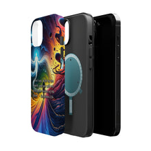 DistinctInk Tough Case for Apple iPhone, Compatible with MagSafe Charging - "Walking by the Spirit: Galatians 5:16 Bible Verse"