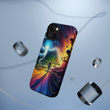 DistinctInk Tough Case for Apple iPhone, Compatible with MagSafe Charging - "Walking by the Spirit: Galatians 5:16 Bible Verse"