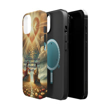 DistinctInk Tough Case for Apple iPhone, Compatible with MagSafe Charging - "1 John 4:11 - Loving One Another Through God's Love"