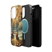 DistinctInk Tough Case for Apple iPhone, Compatible with MagSafe Charging - "1 John 4:11 - Loving One Another Through God's Love"