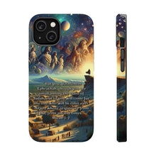 DistinctInk Tough Case for Apple iPhone, Compatible with MagSafe Charging - Micah 5:2 - The Birthplace of the Future Ruler