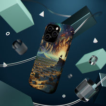 DistinctInk Tough Case for Apple iPhone, Compatible with MagSafe Charging - Micah 5:2 - The Birthplace of the Future Ruler