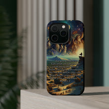 DistinctInk Tough Case for Apple iPhone, Compatible with MagSafe Charging - Micah 5:2 - The Birthplace of the Future Ruler