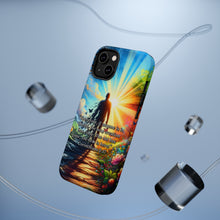 DistinctInk Tough Case for Apple iPhone, Compatible with MagSafe Charging - 2 Corinthians 5:17 - The Old Gone, the New Here