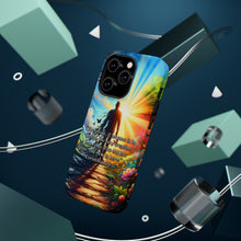 DistinctInk Tough Case for Apple iPhone, Compatible with MagSafe Charging - 2 Corinthians 5:17 - The Old Gone, the New Here