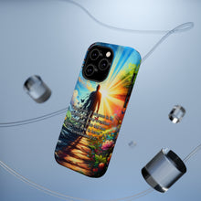 DistinctInk Tough Case for Apple iPhone, Compatible with MagSafe Charging - 2 Corinthians 5:17 - The Old Gone, the New Here