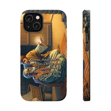 DistinctInk Tough Case for Apple iPhone, Compatible with MagSafe Charging - "Aeneas Gets Up: Healing by Jesus Christ - Acts 9:34"