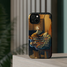 DistinctInk Tough Case for Apple iPhone, Compatible with MagSafe Charging - "Aeneas Gets Up: Healing by Jesus Christ - Acts 9:34"