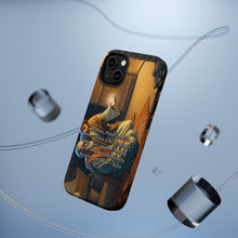 DistinctInk Tough Case for Apple iPhone, Compatible with MagSafe Charging - "Aeneas Gets Up: Healing by Jesus Christ - Acts 9:34"