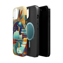 DistinctInk Tough Case for Apple iPhone, Compatible with MagSafe Charging - "Matthew 7:1 - Do Not Judge, Be Judgement-Free"