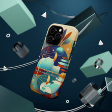 DistinctInk Tough Case for Apple iPhone, Compatible with MagSafe Charging - "Matthew 7:1 - Do Not Judge, Be Judgement-Free"