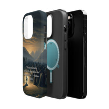 DistinctInk Tough Case for Apple iPhone, Compatible with MagSafe Charging - "Bless and Do Not Curse: Romans 12:14 Explained"