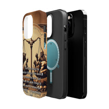 DistinctInk Tough Case for Apple iPhone, Compatible with MagSafe Charging - "1 Corinthians 1:27 - God's Surprising Choice of Foolishness"