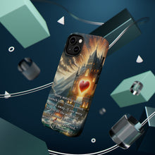 DistinctInk Tough Case for Apple iPhone, Compatible with MagSafe Charging - Unquenchable Love: Song of Solomon 8:7 in Summary