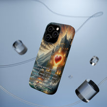 DistinctInk Tough Case for Apple iPhone, Compatible with MagSafe Charging - Unquenchable Love: Song of Solomon 8:7 in Summary