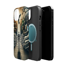 DistinctInk Tough Case for Apple iPhone, Compatible with MagSafe Charging - "1 Corinthians 10:13 - God's Faithfulness in Temptation"