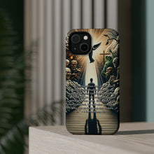 DistinctInk Tough Case for Apple iPhone, Compatible with MagSafe Charging - "1 Corinthians 10:13 - God's Faithfulness in Temptation"