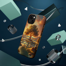DistinctInk Tough Case for Apple iPhone, Compatible with MagSafe Charging - "Biblical Blessing: Good Health and Well-being in 3 John 1:2"