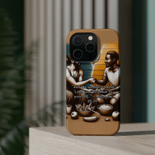 DistinctInk Tough Case for Apple iPhone, Compatible with MagSafe Charging - "Matthew 22:39 – Love Your Neighbor as Yourself"