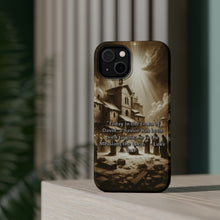 DistinctInk Tough Case for Apple iPhone, Compatible with MagSafe Charging - "The Birth of the Savior - Luke 2:11"