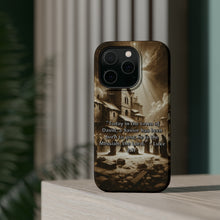 DistinctInk Tough Case for Apple iPhone, Compatible with MagSafe Charging - "The Birth of the Savior - Luke 2:11"