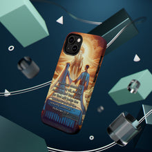 DistinctInk Tough Case for Apple iPhone, Compatible with MagSafe Charging - "Honoring Marriage: Hebrews 13:4 Emphasizes Purity and Accountability"