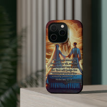 DistinctInk Tough Case for Apple iPhone, Compatible with MagSafe Charging - "Honoring Marriage: Hebrews 13:4 Emphasizes Purity and Accountability"