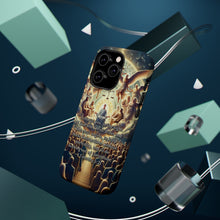 DistinctInk Tough Case for Apple iPhone, Compatible with MagSafe Charging - Keeping God's Instructions: 1 Timothy 5:21 (Biblical Verse)