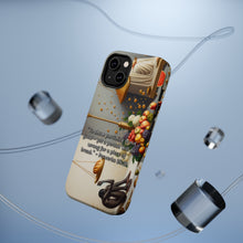 DistinctInk Tough Case for Apple iPhone, Compatible with MagSafe Charging - Partiality and Wrongdoing for Bread - Proverbs 28:21