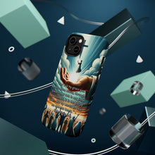 DistinctInk Tough Case for Apple iPhone, Compatible with MagSafe Charging - Ephesians 2:8 - Saved by Grace, Not Works