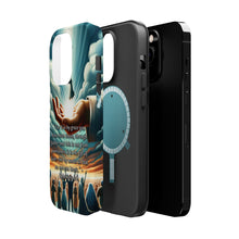 DistinctInk Tough Case for Apple iPhone, Compatible with MagSafe Charging - Ephesians 2:8 - Saved by Grace, Not Works