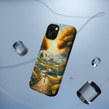 DistinctInk Tough Case for Apple iPhone, Compatible with MagSafe Charging - Psalm 23:6 - God's Everlasting Goodness and Love