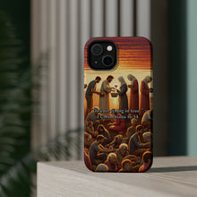 DistinctInk Tough Case for Apple iPhone, Compatible with MagSafe Charging - "Do Everything in Love" - 1 Corinthians 16:14
