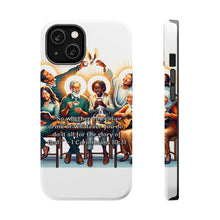 DistinctInk Tough Case for Apple iPhone, Compatible with MagSafe Charging - "All for the Glory of God: 1 Corinthians 10:31"