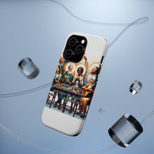 DistinctInk Tough Case for Apple iPhone, Compatible with MagSafe Charging - "All for the Glory of God: 1 Corinthians 10:31"