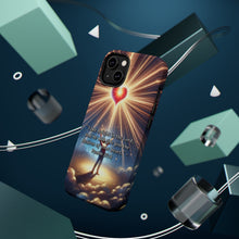 DistinctInk Tough Case for Apple iPhone, Compatible with MagSafe Charging - "Delighting in the Lord: The Promise of Psalm 37:4"