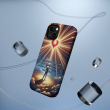 DistinctInk Tough Case for Apple iPhone, Compatible with MagSafe Charging - "Delighting in the Lord: The Promise of Psalm 37:4"