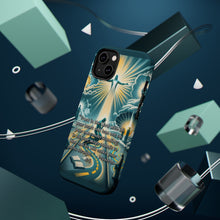DistinctInk Tough Case for Apple iPhone, Compatible with MagSafe Charging - "Proverbs 3:5: Trust in the Lord, Rely on Him"