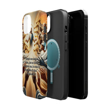 DistinctInk Tough Case for Apple iPhone, Compatible with MagSafe Charging - "Accepting One Another: A Reflection on Romans 15:7"