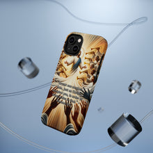 DistinctInk Tough Case for Apple iPhone, Compatible with MagSafe Charging - "Accepting One Another: A Reflection on Romans 15:7"