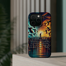 DistinctInk Tough Case for Apple iPhone, Compatible with MagSafe Charging - "Redemption and Purification: Titus 2:14 Scripture Reflection"