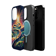 DistinctInk Tough Case for Apple iPhone, Compatible with MagSafe Charging - "Proverbs 3:6: Acknowledge Him and Walk Straight Paths"