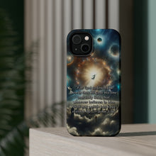 DistinctInk Tough Case for Apple iPhone, Compatible with MagSafe Charging - "For God's Love: John 3:16 Offers Eternal Life"