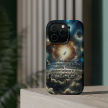 DistinctInk Tough Case for Apple iPhone, Compatible with MagSafe Charging - "For God's Love: John 3:16 Offers Eternal Life"